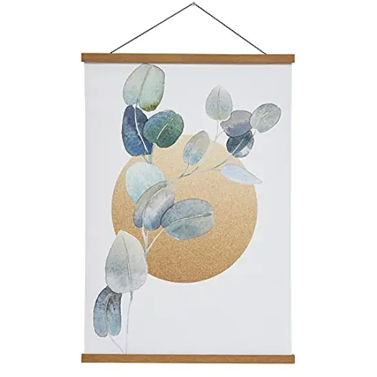 SweeHome Poster Hanger, 18 Inch Magnetic Poster Frame Hanger, 10x18 12x18 18x24 Poster Hanger for Pictures, Photos, Maps, Canvas Artwork and Scrolls (Natural, 18") {1}