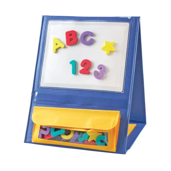 Learning Resources Magnetic Tabletop Pocket Chart Blue {3}