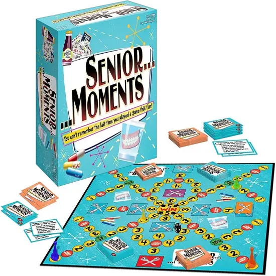 TDC Games Senior Moments Board Game for the Whole Family {1}