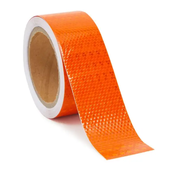 Neon Orange Reflective Tape - 2 In x 30 FT Outdoor Reflector Safety Roll {2}