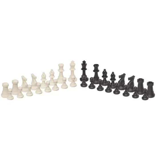 WE Games Silicone Staunton Tournament Chess Pieces, 3.75 inch King {2}