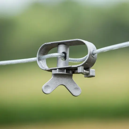 Lehman's Complete Clothesline Set, Stranded Metal Wire Clothes Line, Zinc Pulleys and Ratcheting Tightener with Mounting Instructions {4}