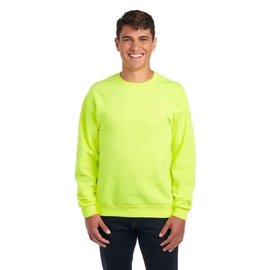 High-Visibility NuBlend Sweatshirt | RADYAN&reg; Safety green {1}