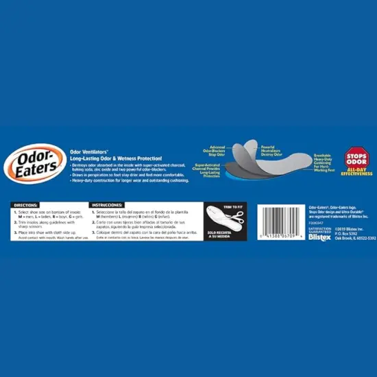 Odor Eaters&reg; - Insoles Ultra-Durable (3 Pack) | Ultimate Durability for Every Step | Fortify Your Footwear for Lasting Comfort {4}