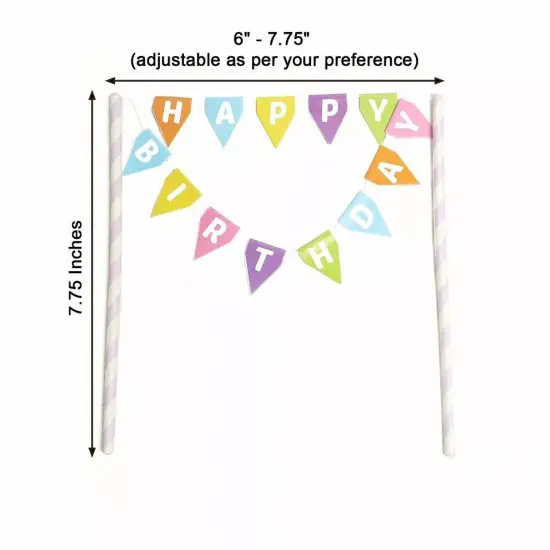 Assorted Happy Birthday Banner Garland {3}