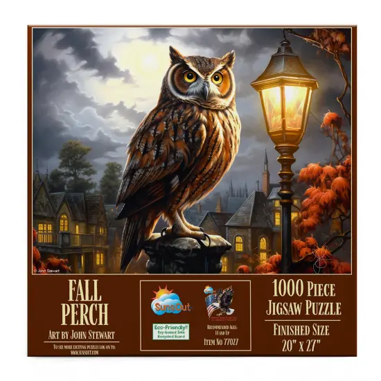Sunsout Fall Perch 1000 pc Jigsaw Puzzle 77027 {4}