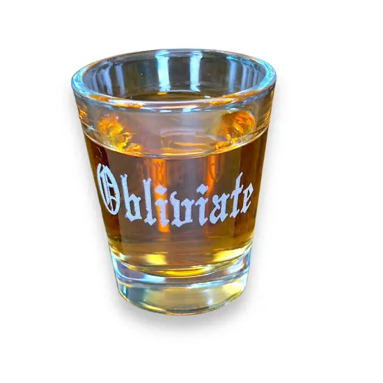 2oz Obliviate Shot Glass {1}
