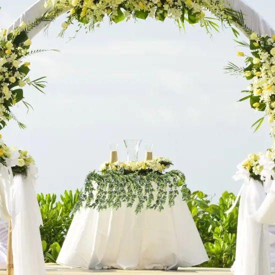 6-Foot Realistic Eucalyptus Garland - Lifelike Greenery with Natural Leaves, Perfect for Wedding Arches, Party Tablescapes & Home Decor - All-Season Botanical Accent, Floral Home by Artificial Flowers {4}