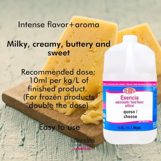 Deiman&reg; Artificial Food Flavoring cheese Essence 1 Gallon {2}