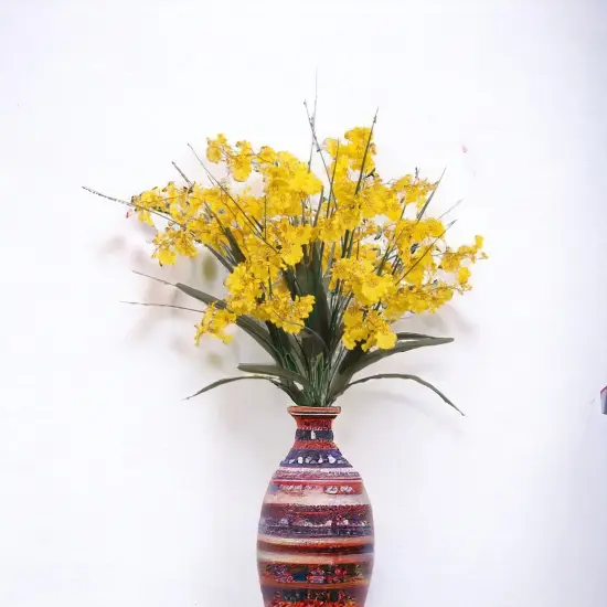 12-Pack: Dancing Orchid Bush with Silk Flowers & Foliage, Floral Home by Artificial Flowers {4}