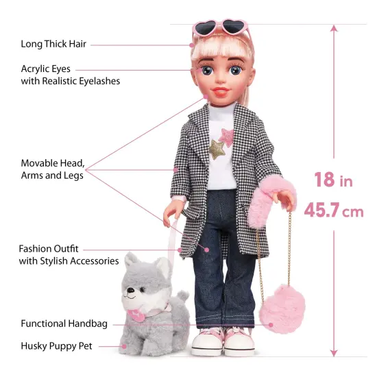Beauty Star Dolls: Fashion Girl. Where Fashion, Fun, and Furry Friends Unite! {2}