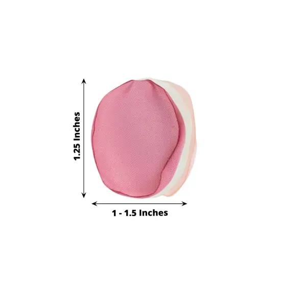 400 Matte Silk Rose Petals Round Artificial Flowers Table Blush ivory {2}