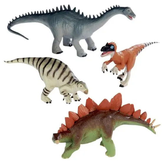 Wild Republic Plastic Dinosaurs - Set of 8 {4}
