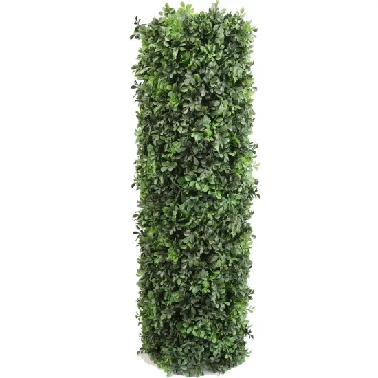 Green Boxwood Square Mat Panels - 12-Pack, Lifelike Foliage, Perfect for Wall D&eacute;cor, Backdrops & Event Displays - Ideal for All Seasons, Floral Home by Artificial Flowers {4}