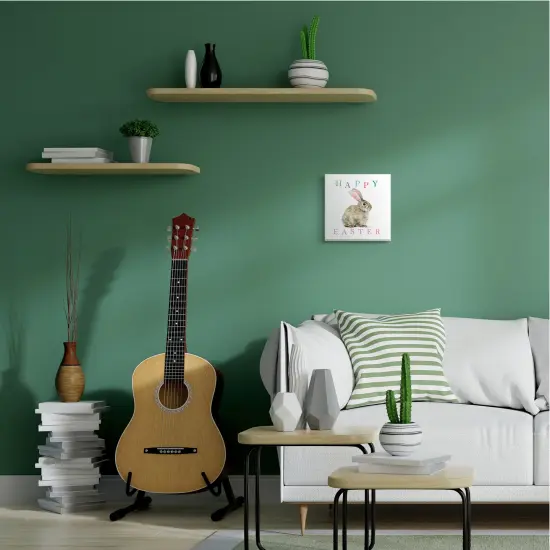 Stupell Industries Happy Easter Bunny Rabbit Wall Plaque Art {2}