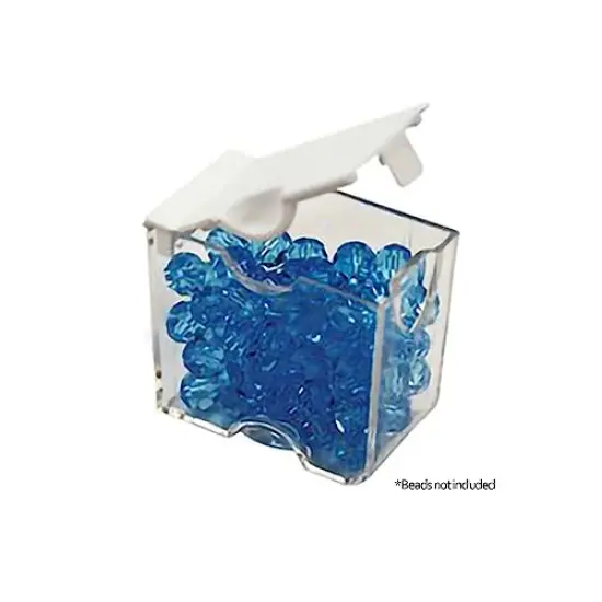 5 Piece Bead Clear Organizing Storage Containers for Small Beads, Crystals, Fasteners, and More, Medium {4}