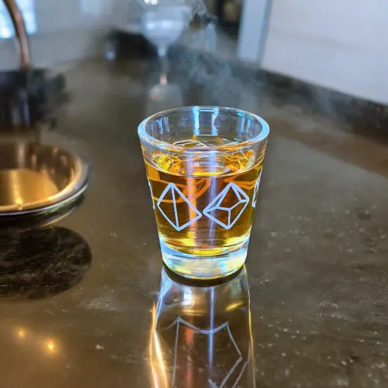 2oz Dice Shot glass {6}