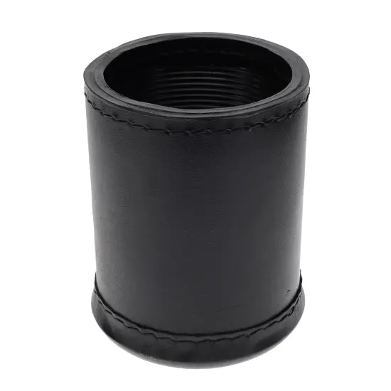 WE Games Professional, Leather Dice Cup Set - 5 Dice, Instructions for 10 Dice Games & Cloth Carry Bag {3}