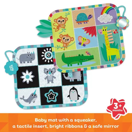 Kids Hits Educational Baby Two-sided play mat Toy My First Animals {2}