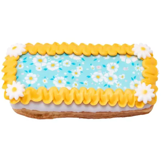 Blue Ditsy Print Edible Cake Topper Image Strips {3}