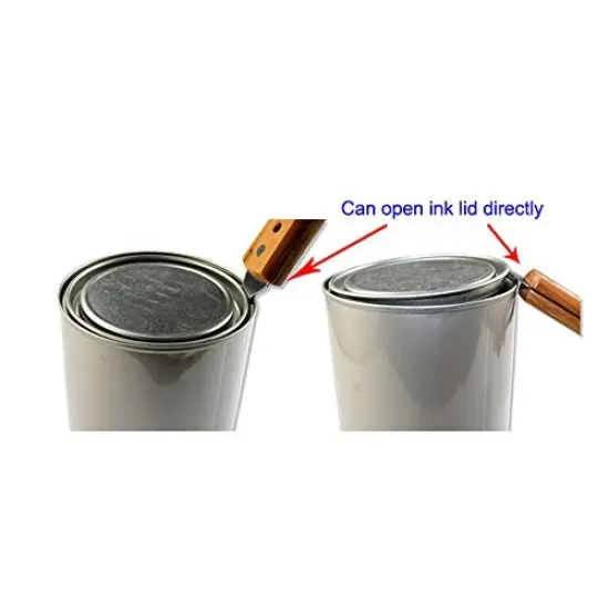 8 Inch Screen Printing Ink Spatula Stainless Steel Ink Knife Wood Handle Flexible Ink Spatula - 4in / 5in / 6in / 7in / 8in / 9in / 10in / 12in (8 inches) {3}