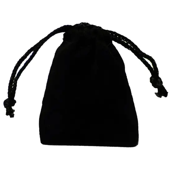 WE Games Brass Cribbage Pegs with Swarovski Austrian Crystals in Black and Clear - Velvet Pouch - Set of 6 (2 Colors, 3 Pegs in Each Color) {4}