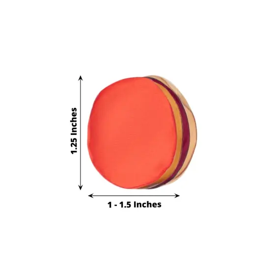 400 Matte Silk Rose Petals Round Artificial Flowers Table Red gold {2}