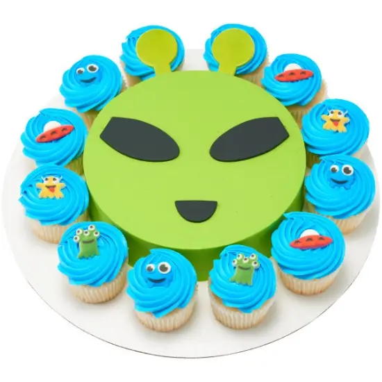 Alien Invasion Assortment Dec-Ons&reg; Decorations 12ct {2}