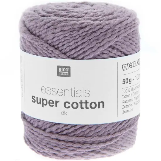 Rico Essentials Super Cotton DK - 100% Cotton - #009 Mauve {1}