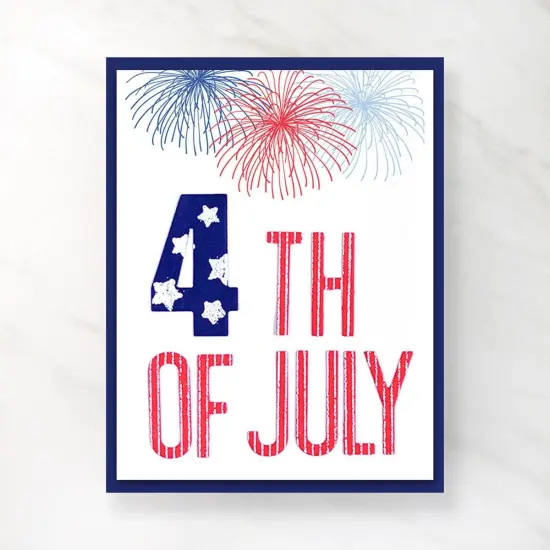 Fireworks Stamp Set {3}