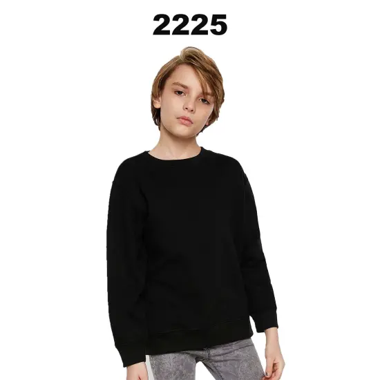 LAT&reg; Youth Elevated Fleece Crewneck Long Sleeve Sweatshirt {3}