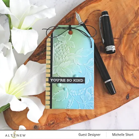 Scalloped Flowers 3D Embossing Folder {4}