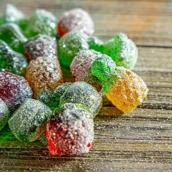 Bakell - Sour Blue Raspberry Flavored Tinker Dust (8g, 1x Jar) Edible Glitter Blended Candy Topping {6}