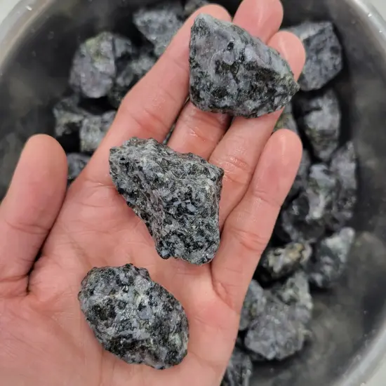 Indigo Gabbro AKA Mystic Merlinite Rough Stones Bulk {7}