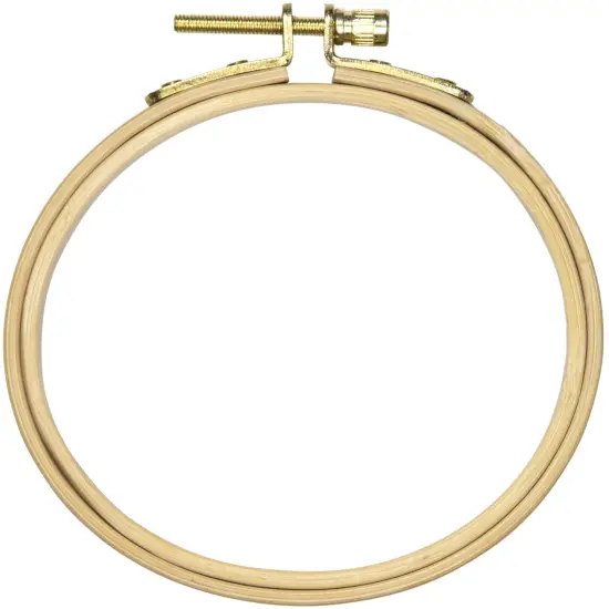 CousinDIY Natural Wood Hoop-4" {1}