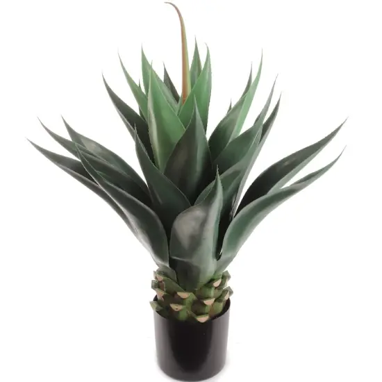 Stunning 35.4" Artificial Agave Plant - Enhance Your Home Decor with Nature, Floral Home by Artificial Flowers {1}