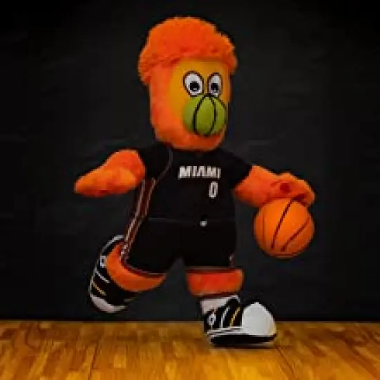 Bleacher Creatures Miami Heat Mascot Burnie 10" Plush Figure {5}