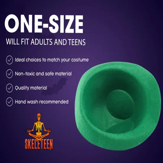 German Oktoberfest Alpine Fedora - Bavarian Swiss Green Traditional Trachten Felt Costume Hat with Feather for Kids and Adults {6}