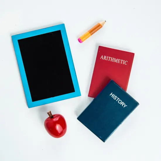 The Queen's Treasures 18 Inch Doll 1940&rsquo;s Wood School Desk and Accessories {6}