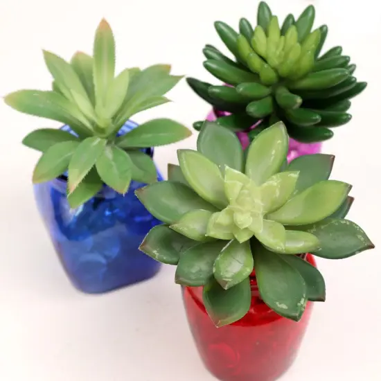 Stylish Hassle-Free 5.5" Artificial Succulent Sedum Plant - Chic Home Decor, Floral Home by Artificial Flowers {3}