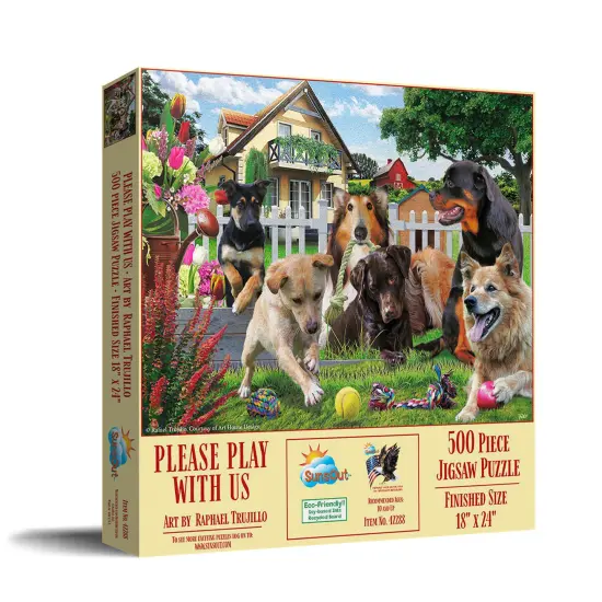 Sunsout Please Play with Us 500 pc Jigsaw Puzzle 42288 {3}