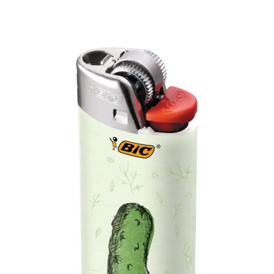 BIC Maxi Pocket Lighter, Special Edition Pickle Collection, Assorted Unique Lighter Designs, 6 Count Pack of Lighters {4}