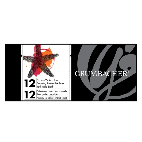 Grumbacher&reg; Opaque Watercolors, 12 Pans {1}