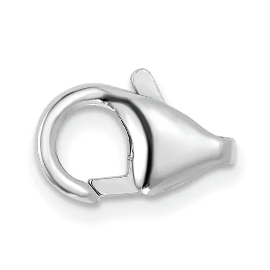 14K White Gold Lobster Clasp 11.9mm {1}
