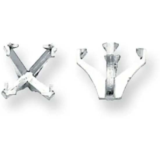14K White Gold 4 Prong Princess Center Head 6.5mm {1}