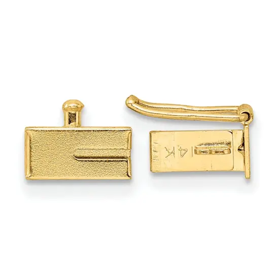 14K Gold Box Clasp 7.6mm {1}