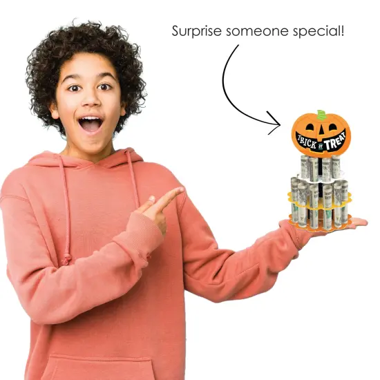 Big Dot of Happiness Jack-O'-Lantern Halloween - DIY Kids Halloween Party Money Holder Gift - Cash Cake {7}