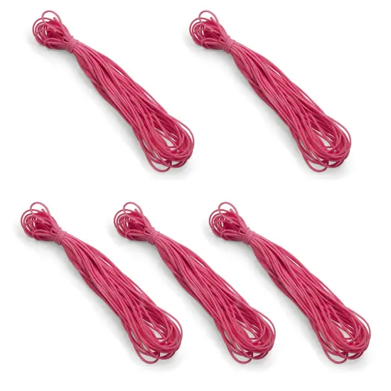 50 Yards of 1/8" Soft Knit Elastic Cord Fuchsia {1}