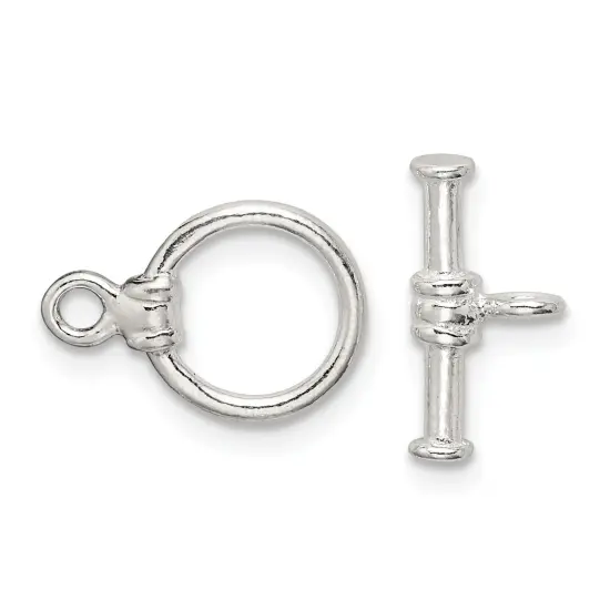 Sterling Silver Toggle Clasp - Pack of 4 {1}