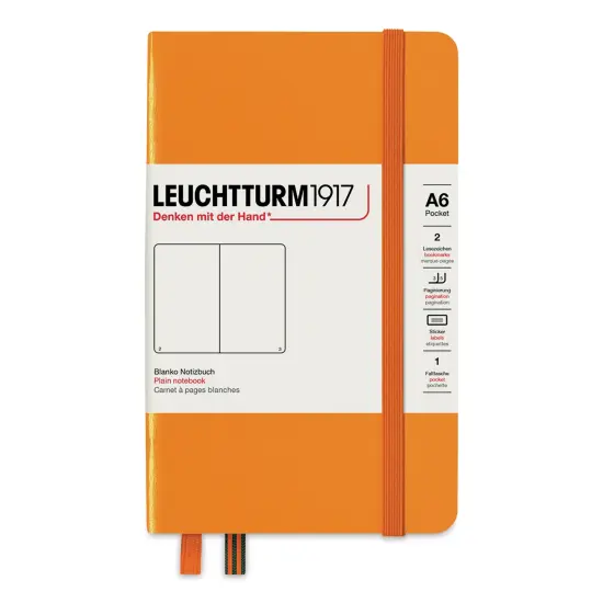 Leuchtturm1917 Blank Hardcover Notebook - Rising Sun, 3-1/2" x 6" {1}
